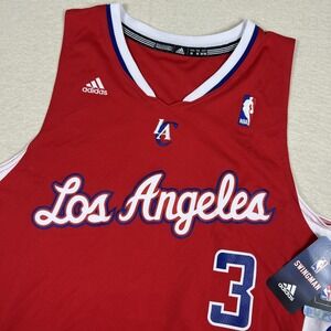 Los Angeles Clippers Jersey Mens Medium NBA Basketball Swingman Adidas Paul 3